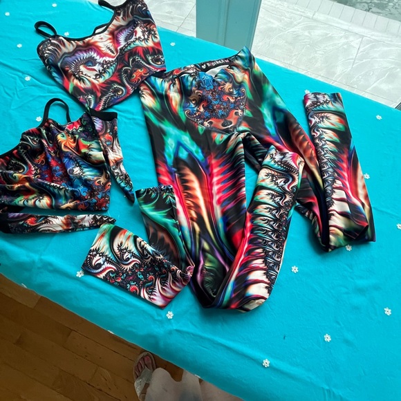 - NWOT Badinka dance wear 5 piece set - Picture 3 of 14